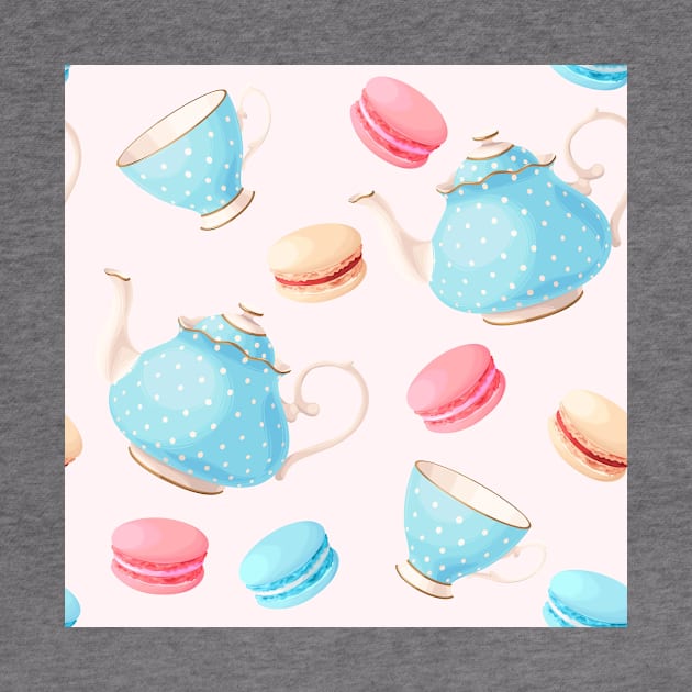 Watercolor Tea Party by NewburyBoutique